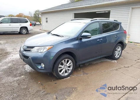 2014 Toyota Rav4 Limited z USA, uszkodzony, nr VIN 2T3DFREVXEW222329